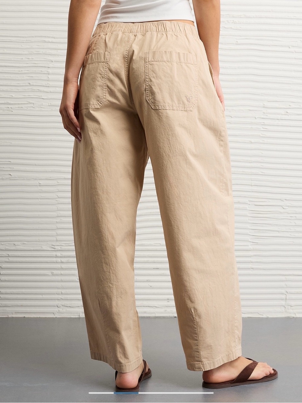 Low Rise Barrel Pull On Pants - American Eagle - Picture 2 of 5
